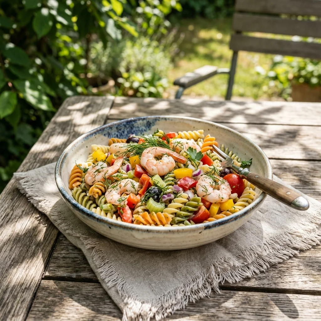 Shrimp Pasta Salad - nutrition facts and calorie information