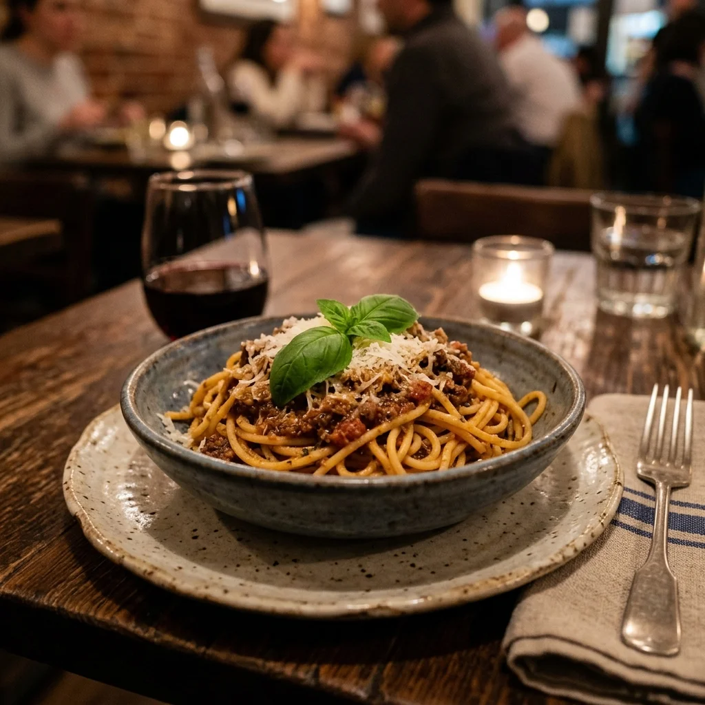 Spaghetti Bolognese - nutrition facts and calorie information