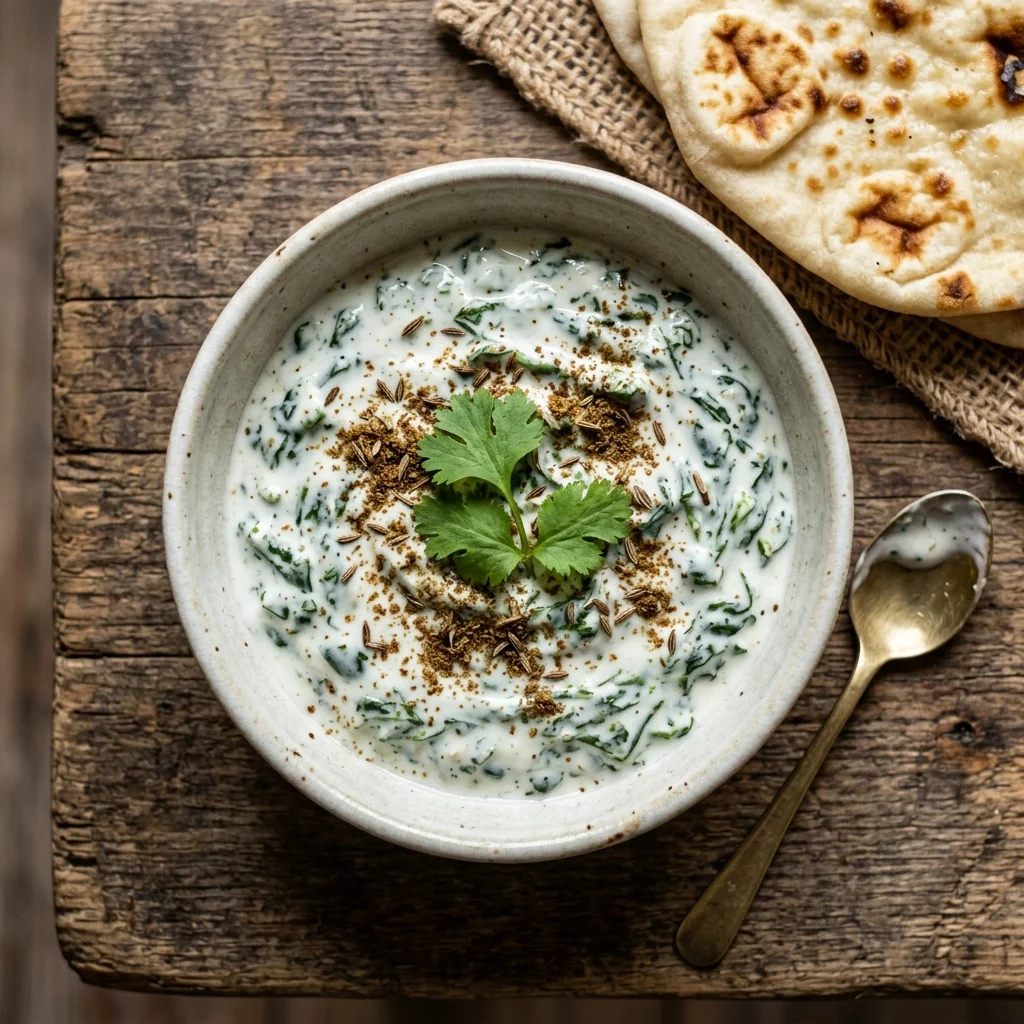 Spinach Raita - nutrition facts and calorie information