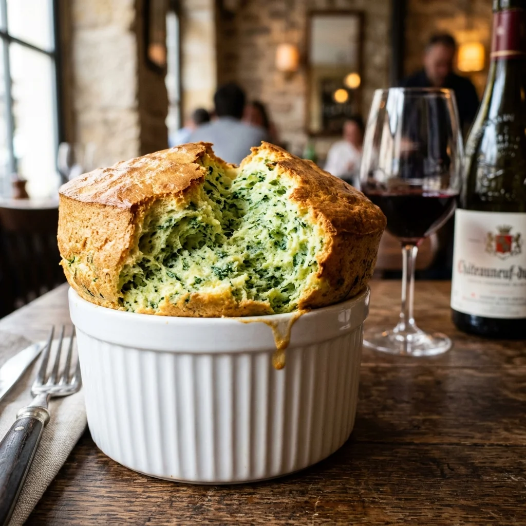 Spinach Souffle - nutrition facts and calorie information