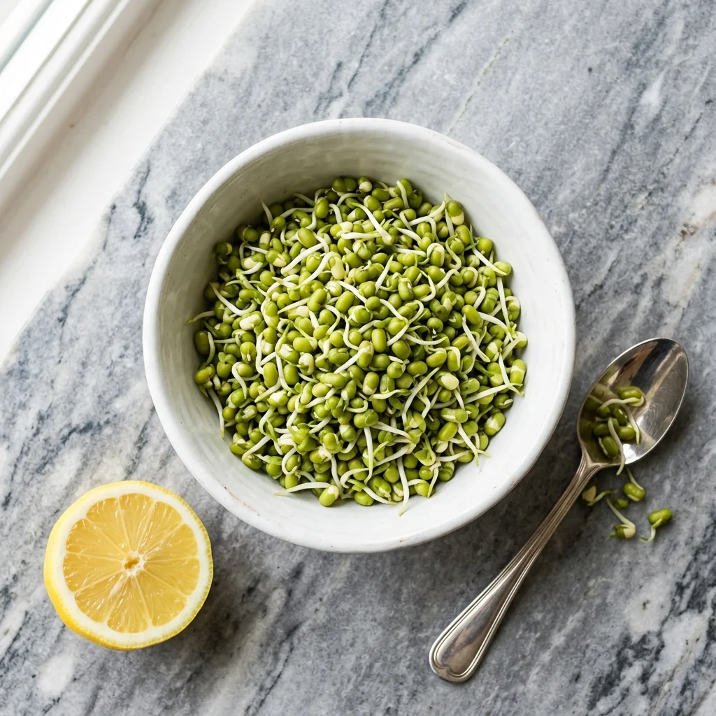 Sprouted Moong - nutrition facts and calorie information
