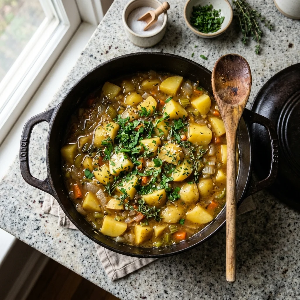 Stewed Potatoes - nutrition facts and calorie information