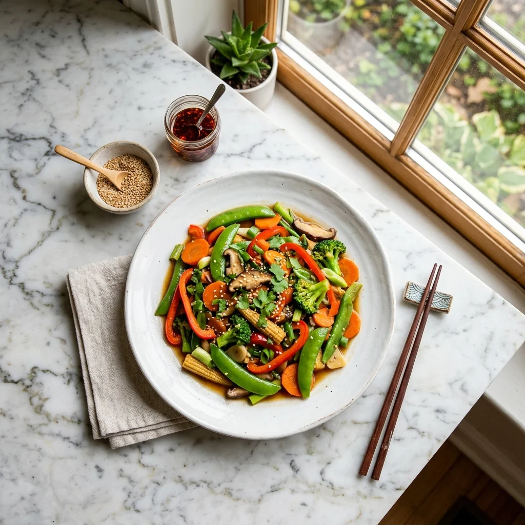 Stir Fry Vegetables - nutrition facts and calorie information