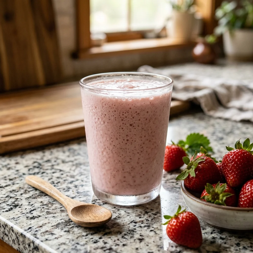 Strawberry Kefir - nutrition facts and calorie information
