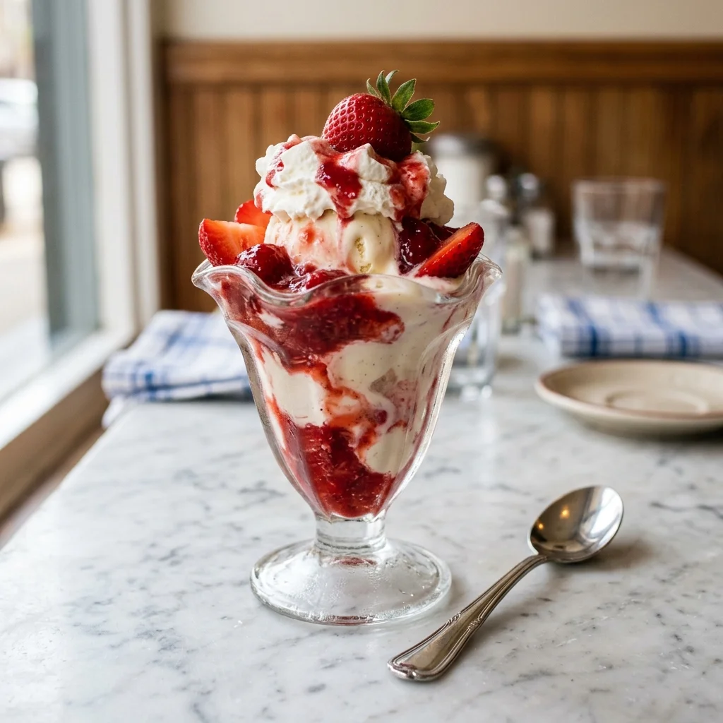 Strawberry Sundae - nutrition facts and calorie information