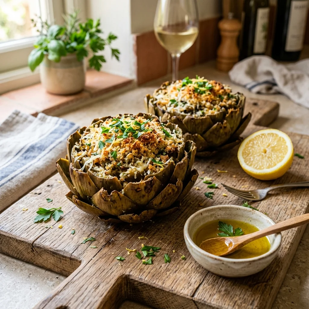 Stuffed Artichokes - nutrition facts and calorie information