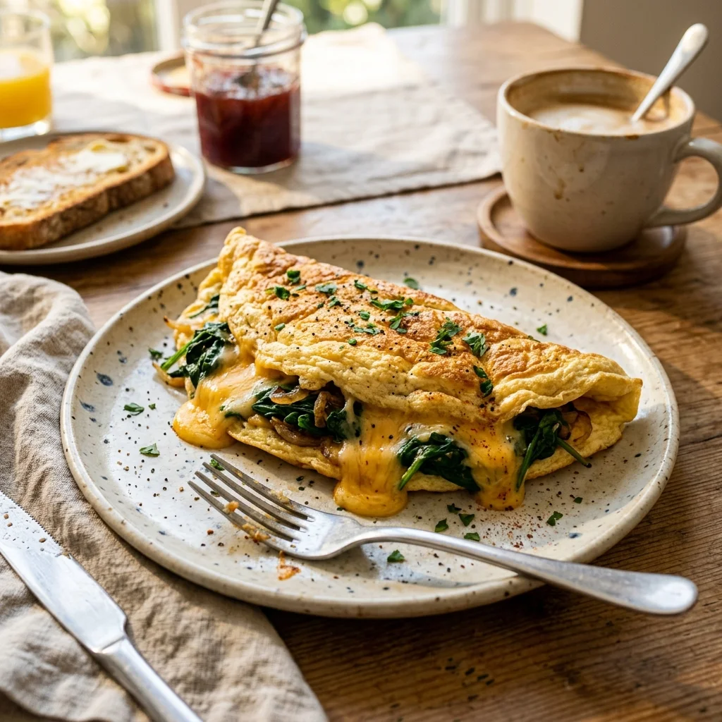 Stuffed Omelette - nutrition facts and calorie information
