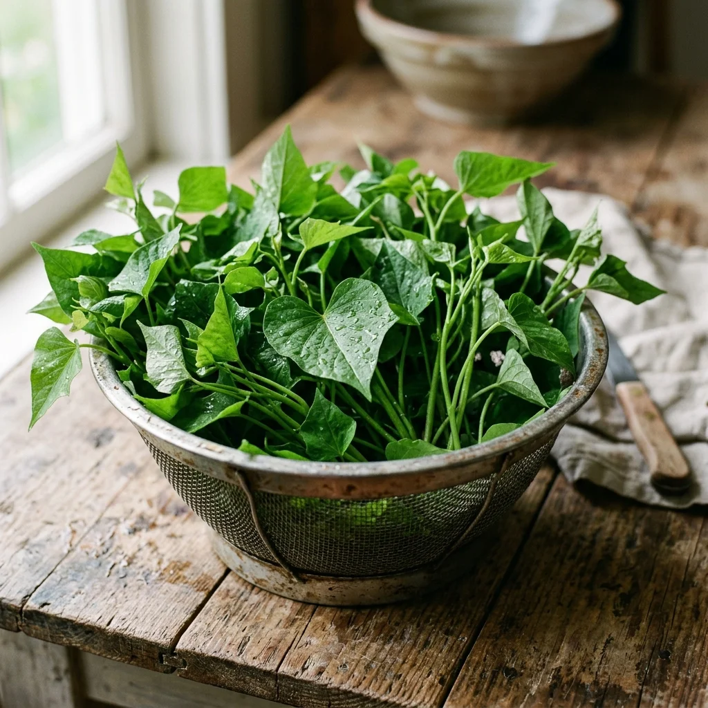 Sweet Potato Leaves - nutrition facts and calorie information