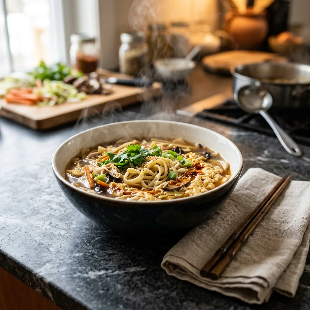 Talaumein Soup - nutrition facts and calorie information