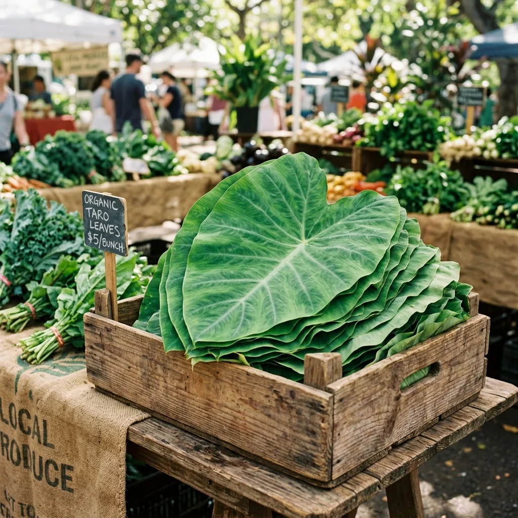 Taro Leaves - nutrition facts and calorie information