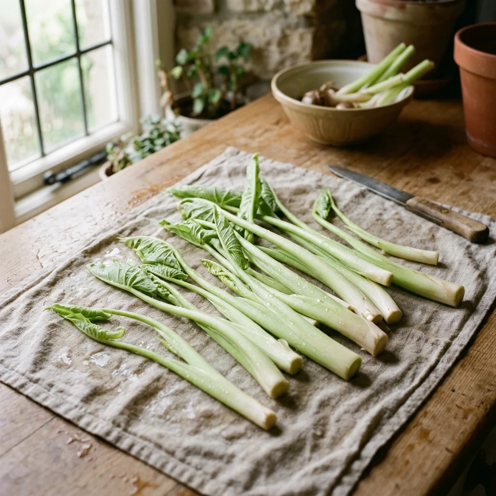 Taro Shoots - nutrition facts and calorie information