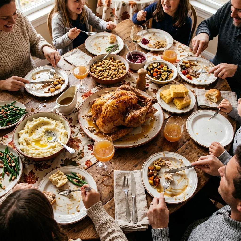 Thanksgiving Dinner - nutrition facts and calorie information