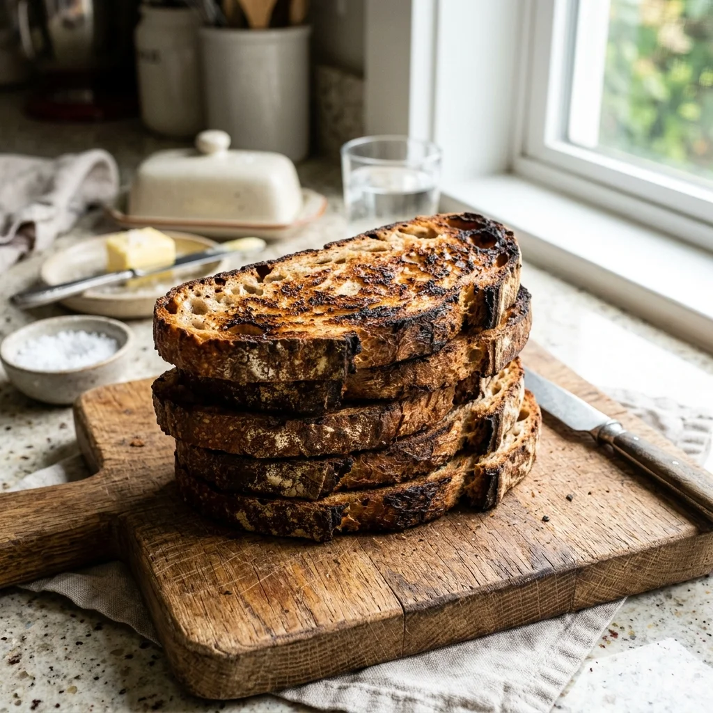 Toasted Bread - nutrition facts and calorie information