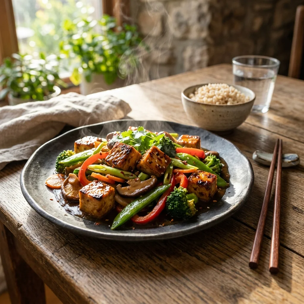 Tofu Vegetables - nutrition facts and calorie information