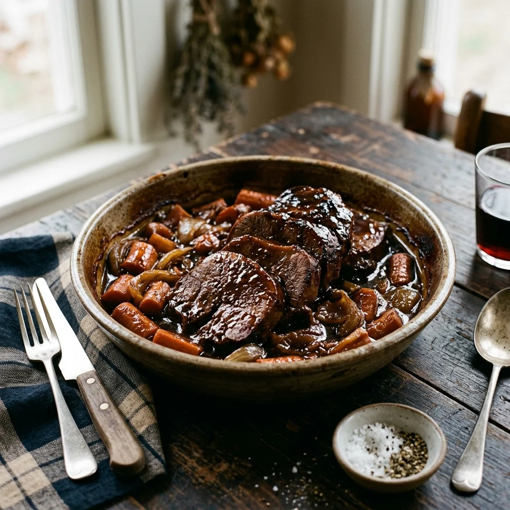 Tongue Pot Roast - nutrition facts and calorie information