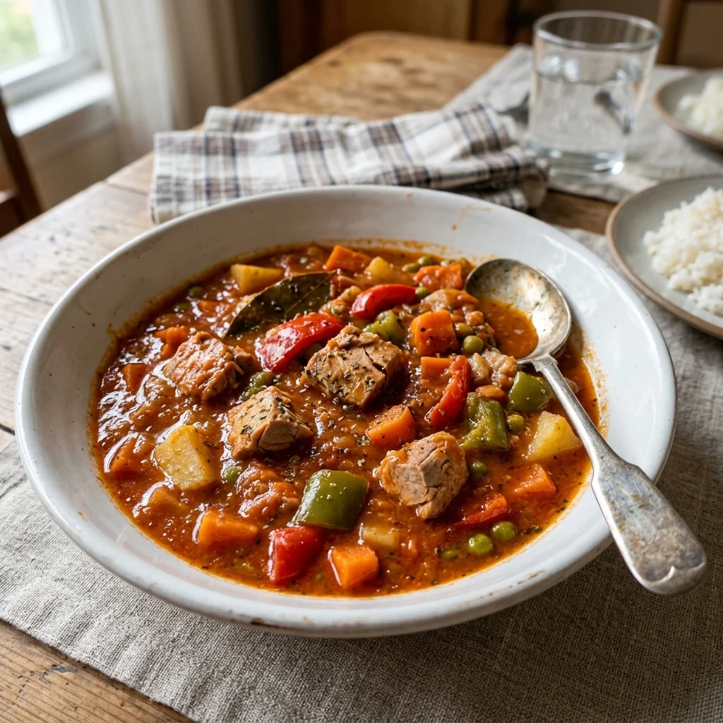 Tuna Afritada - nutrition facts and calorie information