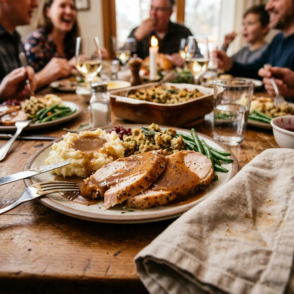 Turkey With Gravy - nutrition facts and calorie information