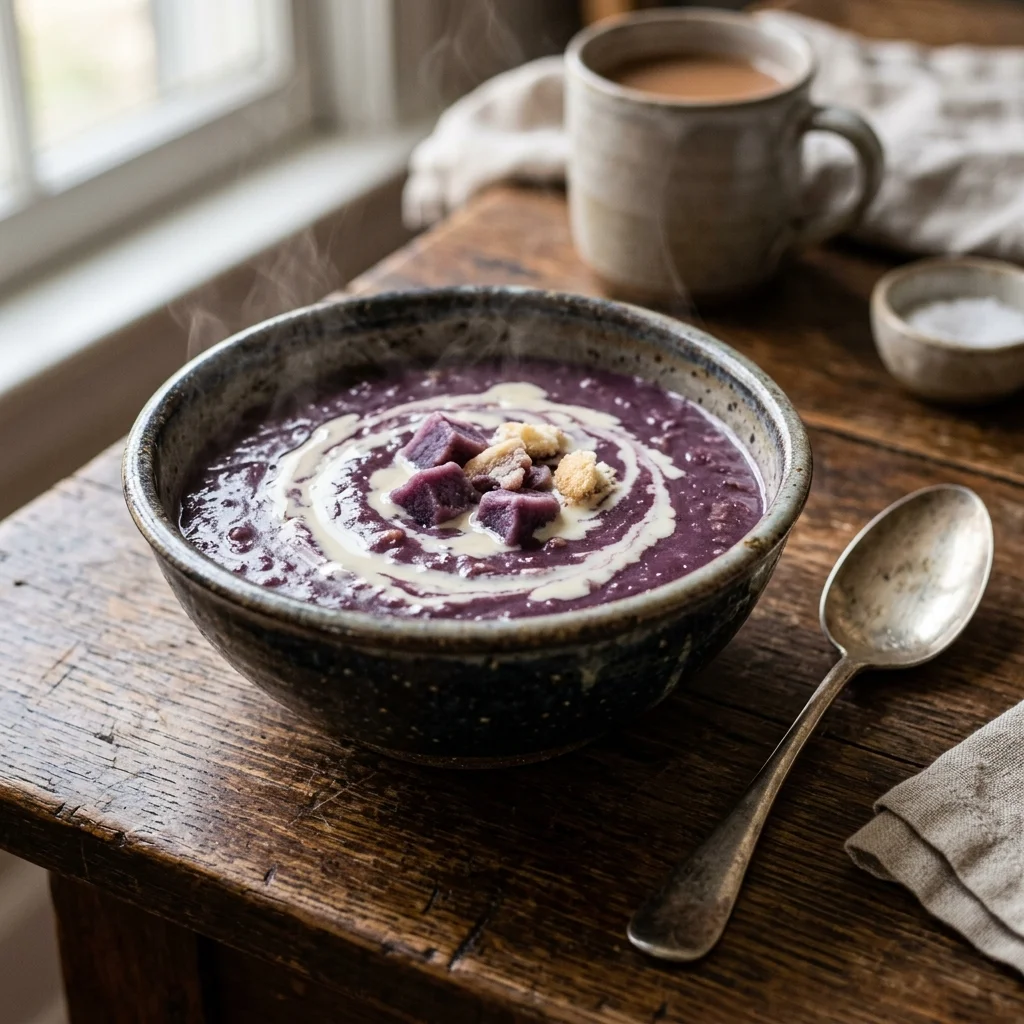Ube Champorado - nutrition facts and calorie information