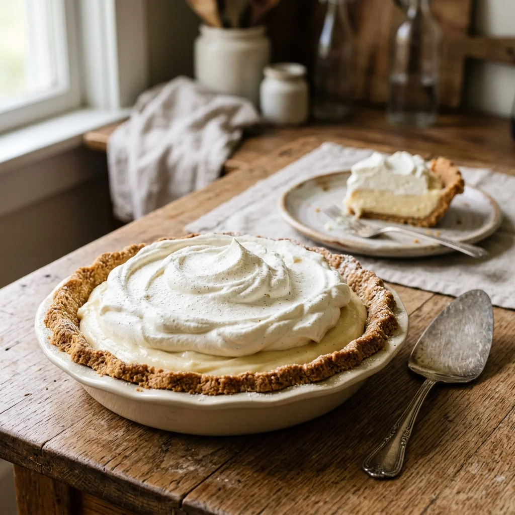 Vanilla Cream Pie - nutrition facts and calorie information
