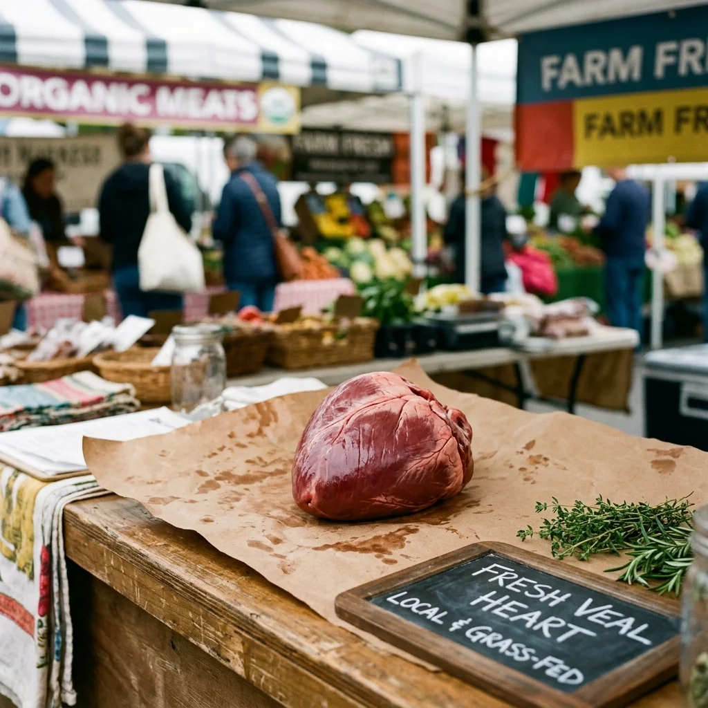 Veal Heart - nutrition facts and calorie information