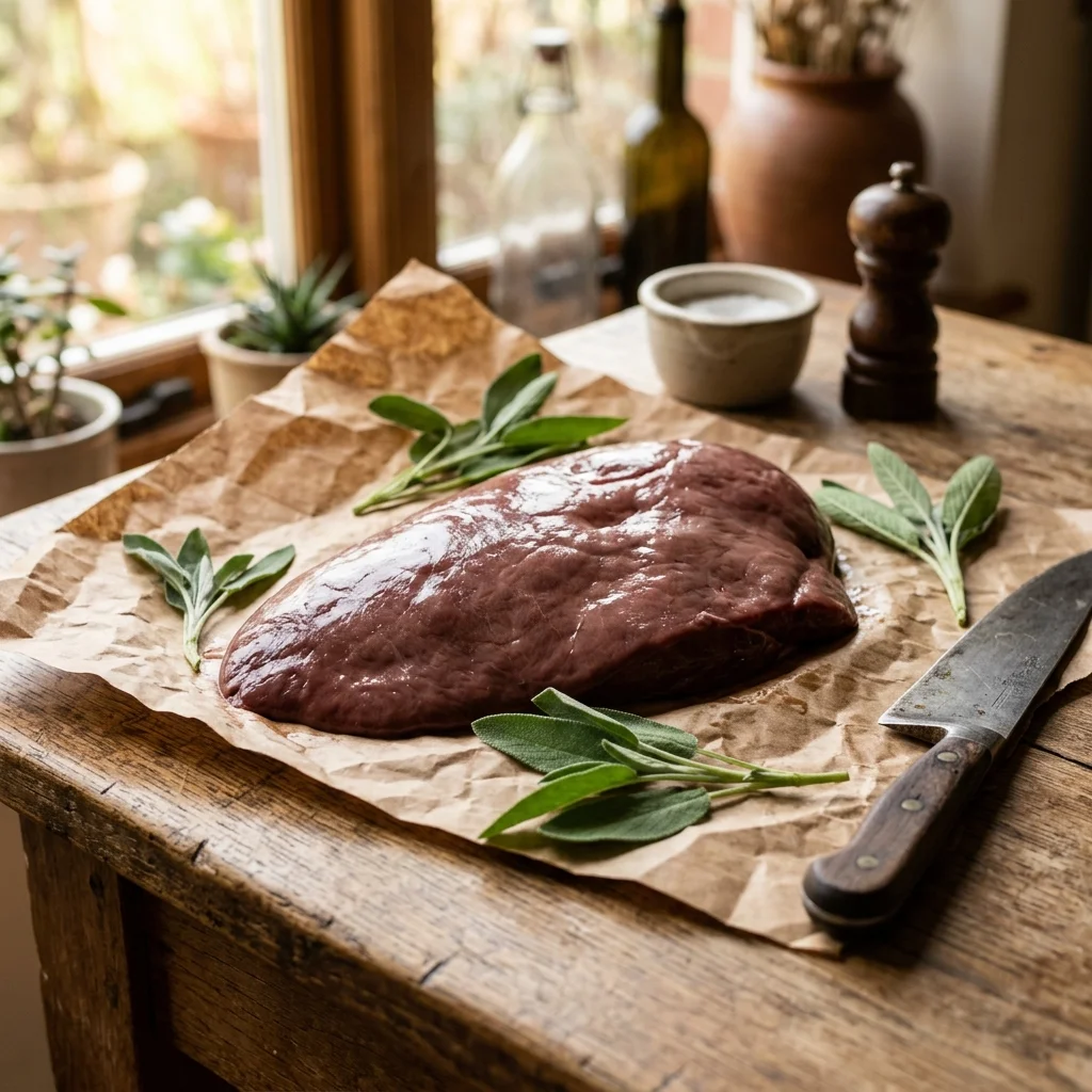 Veal Liver - nutrition facts and calorie information