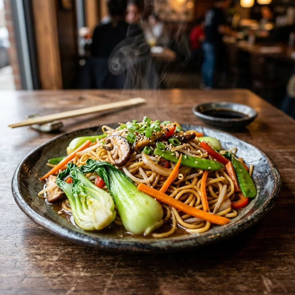 Vegetable Chow Mein - nutrition facts and calorie information