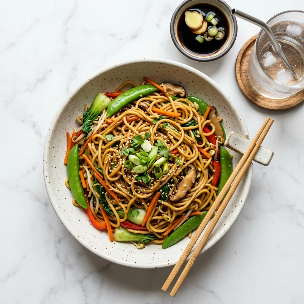 Vegetable Lo Mein - nutrition facts and calorie information