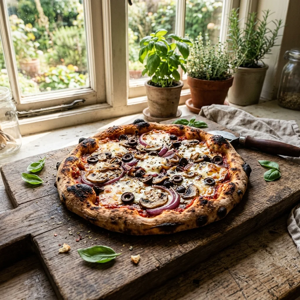 Vegetable Pizza - nutrition facts and calorie information