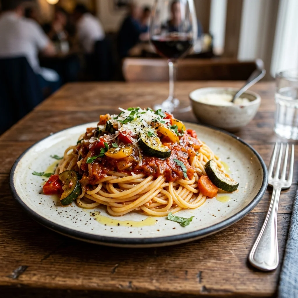 Vegetable Spaghetti Sauce - nutrition facts and calorie information