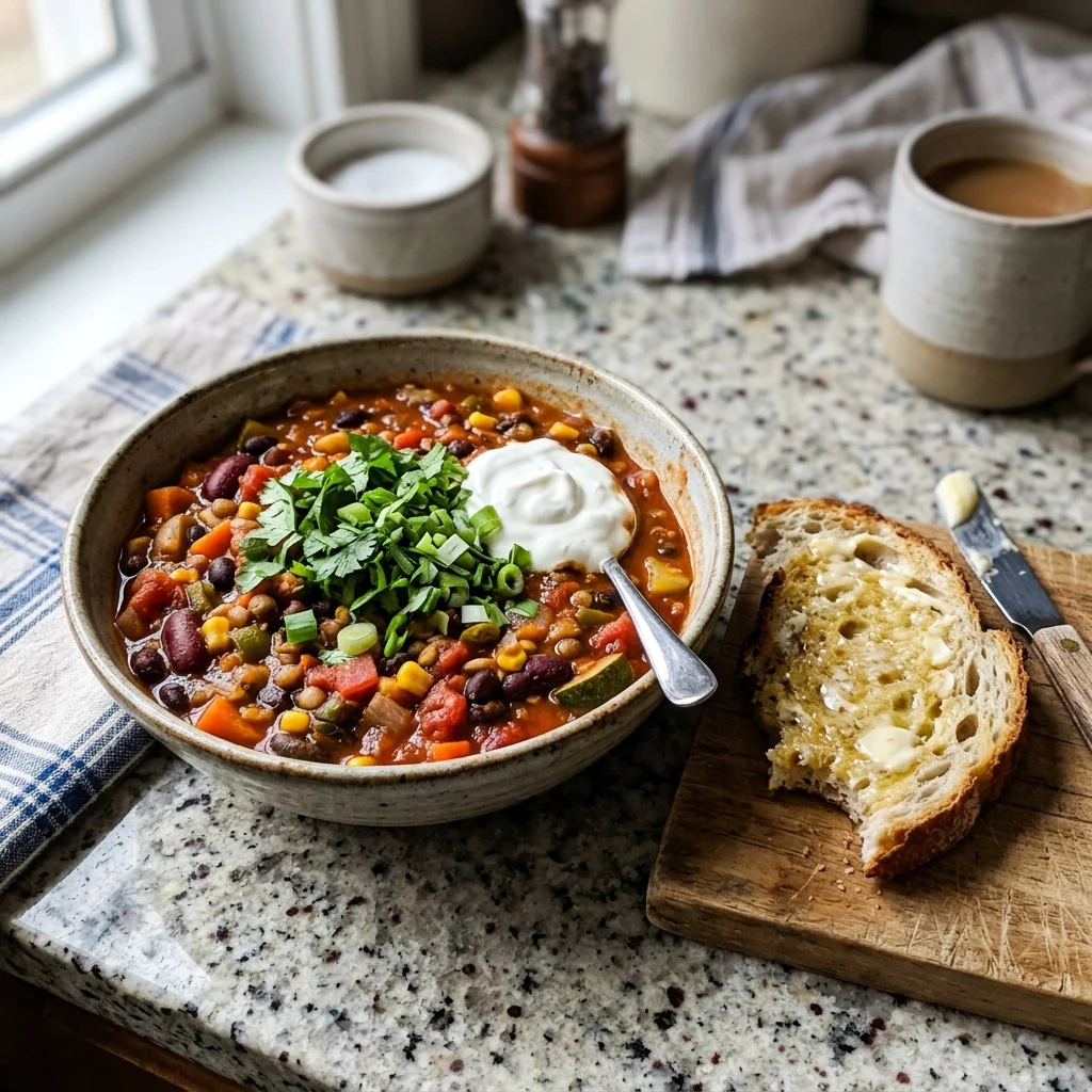 Vegetarian Chili - nutrition facts and calorie information