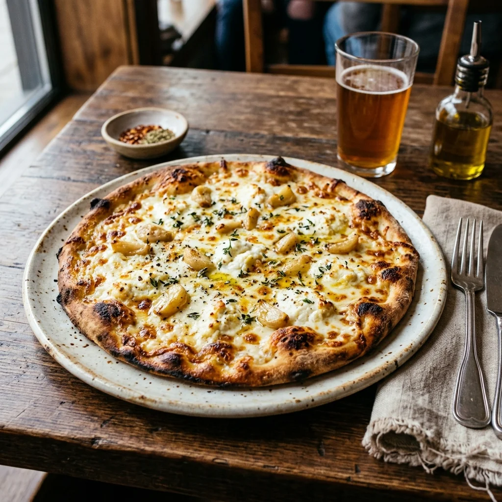 White Pizza - nutrition facts and calorie information